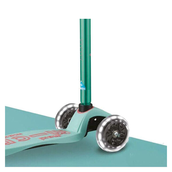 MICRO Patinete Scooter Maxi Deluxe Led Menta