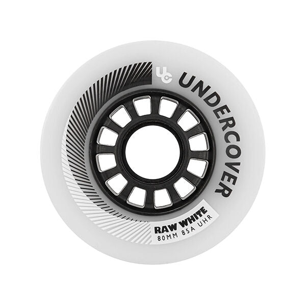 UNDERCOVER Ruedas Raw 80mm 85a Blanco PA (bullet radius)