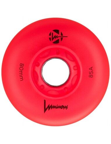 RUEDAS LUMINOUS - LED WHEEL - 80MM/85A RED RED