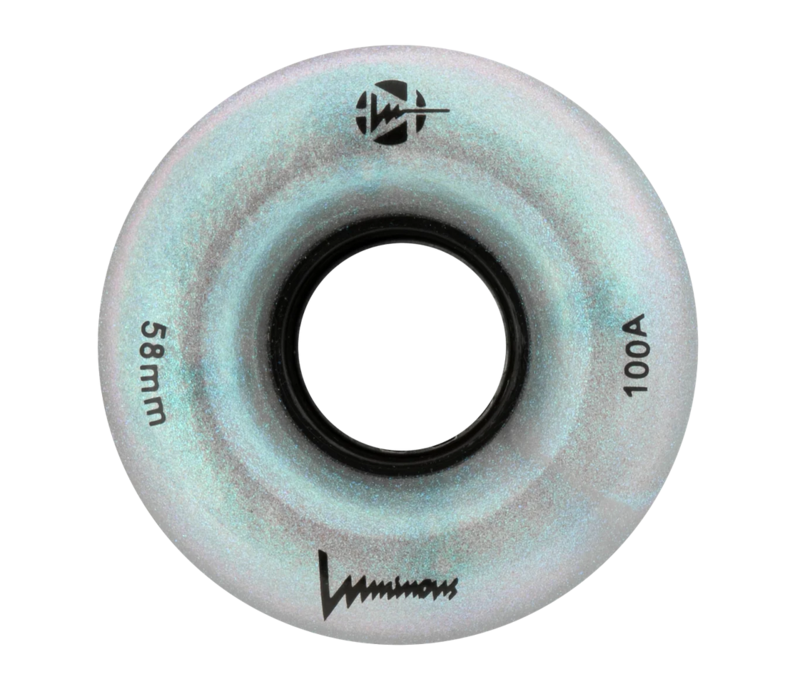 RUEDAS LUMINOUS - LED QUAD WHEEL BLACK PEARL - 58MM/100A