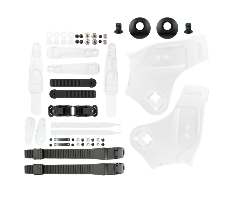 FR CUSTOM KIT WHITE (FR LOGO RATCHET BUCKLE)