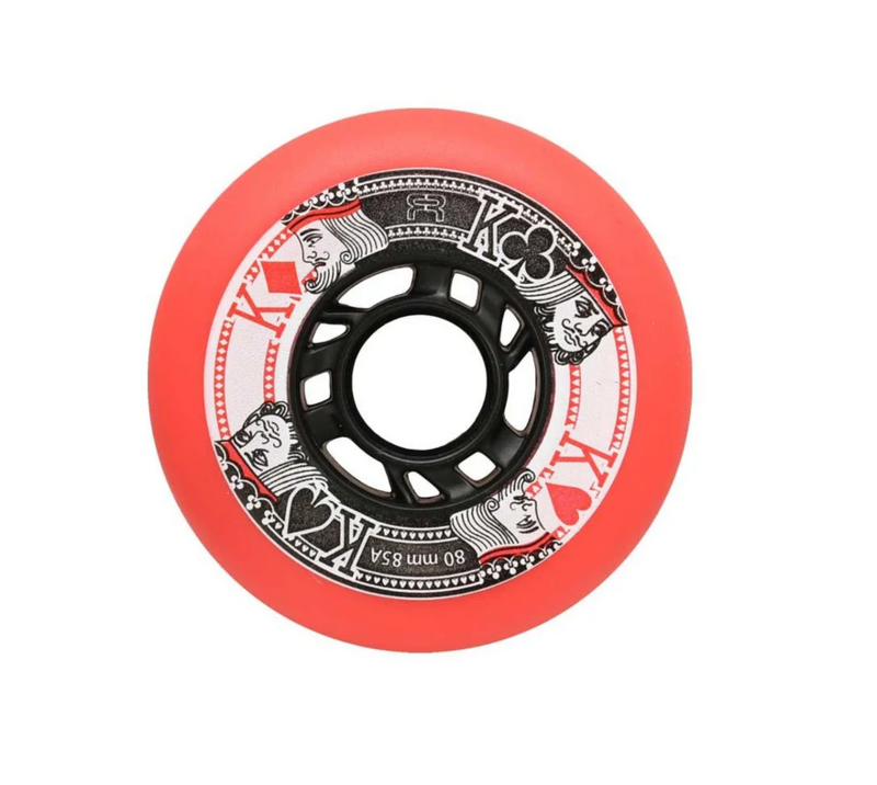 RUEDAS FR - ROUE STREET KINGS 76MM 85A RED PACK 4