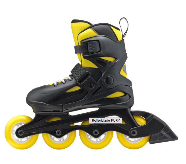 ROLLERBLADE PATINES FURY BLACK/YELLOW