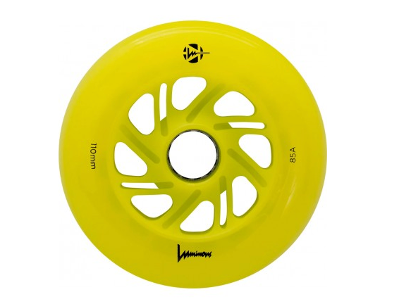 RUEDAS LUMINOUS LED 110MM/85A CANARY