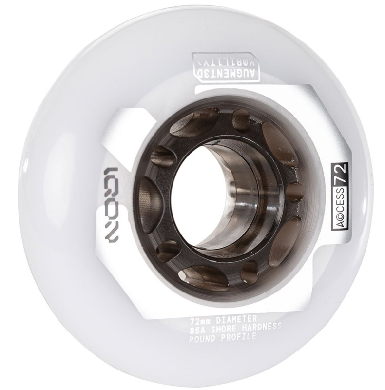 RUEDAS IQON ACCESS NATURAL 72MM 85A (PACK 4)