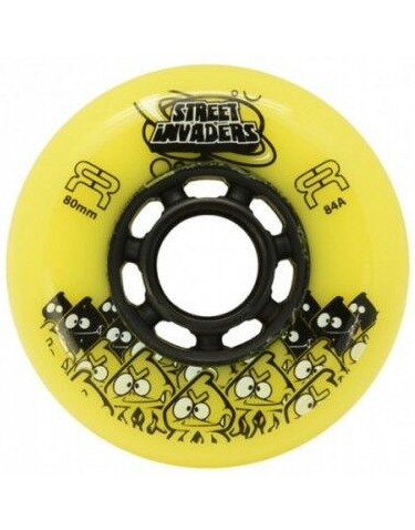 FR - STREET INVADERS RUEDA 84A 72MM AZUL-GRIS