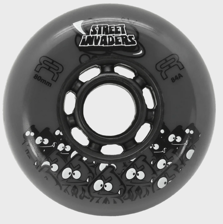 FR - STREET INVADERS RUEDA 84A 72MM AZUL-GRIS