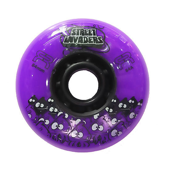 FR - STREET INVADERS RUEDA 84A 72MM AZUL-GRIS