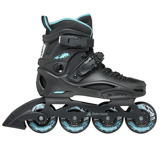 ROLLERBLADE PATINES RB 80 W COLOR BLACK/LIGHT BLUE
