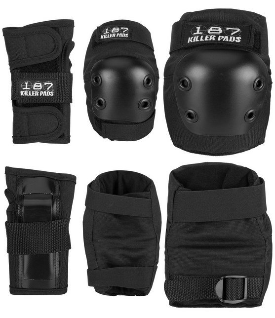 PACK PROTECCIONES 187 JUNIOR BLACK