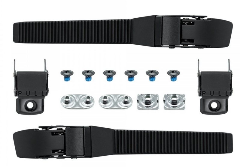 FR BUCKLES - FK2 SUPERIORES (MACHO + HEMBRA) NEGRO - 220MM