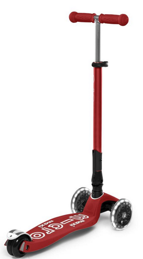 MICRO MAXI DELUXE PLEGABLE LED ROJO