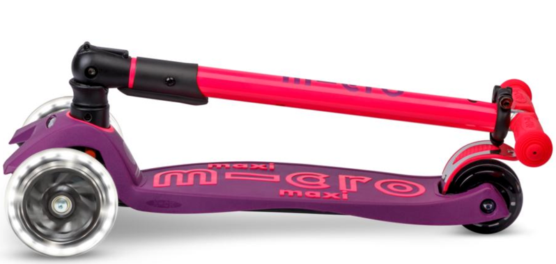 MICRO MAXI DELUXE PLEGABLE NEON LED LILA-ROSA
