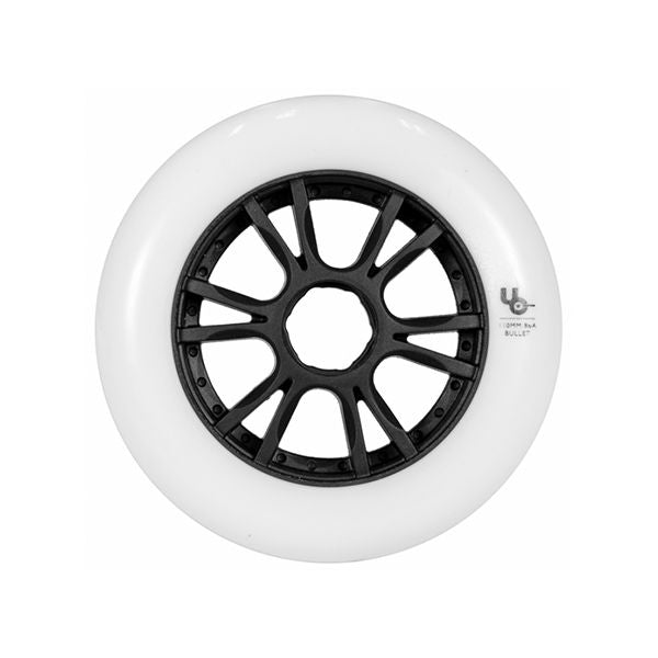 UNDERCOVER Rueda Team 110mm 86a Blanco PA bullet radius (Pack 6)