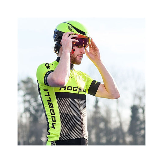 CÁDOMOTUS Casco Omega Aerospeed Amarillo Flúor / Negro