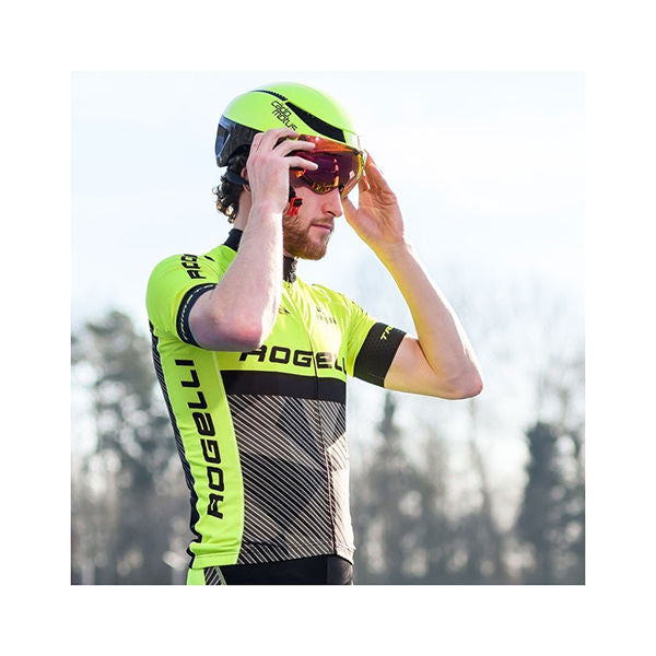 CÁDOMOTUS Casco Omega Aerospeed Amarillo Flúor / Negro