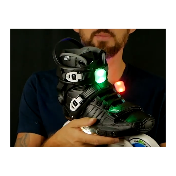 POWERSLIDE Luz Clip Led Fothon Green