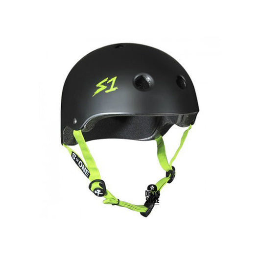 S ONE Casco Lifer Black Matte / Green