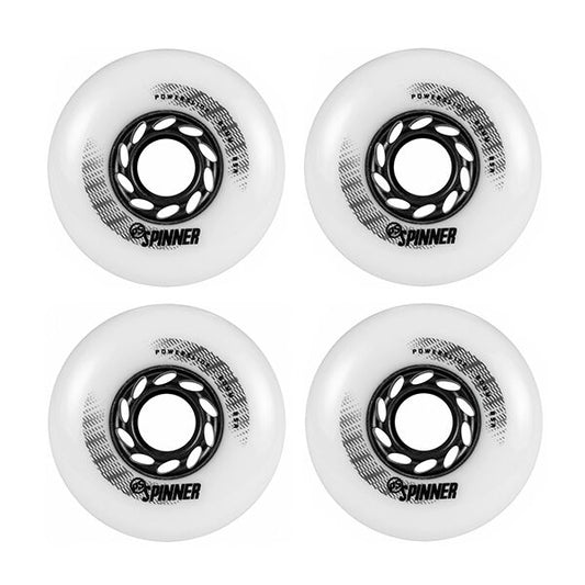 POWERSLIDE Ruedas Spinner Blanco 80
