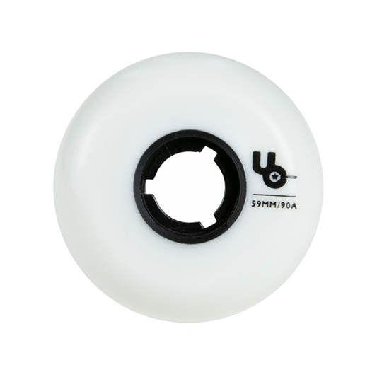 UNDERCOVER Ruedas Team 59mm 90a Blanco (bullet radius)