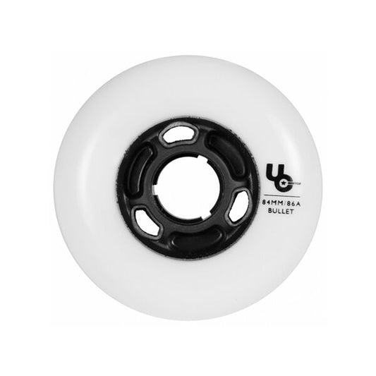 UNDERCOVER Rueda Team 84mm 86a Blanco PA (bullet radius)