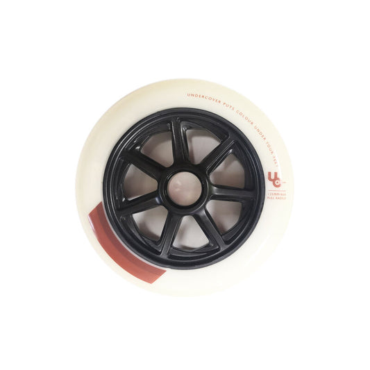 UNDERCOVER Rueda 125mm 86a Beige PA (bullet radius)