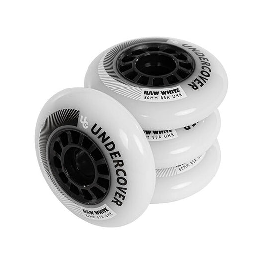 UNDERCOVER Ruedas Raw 80mm 85a Blanco PA (bullet radius)