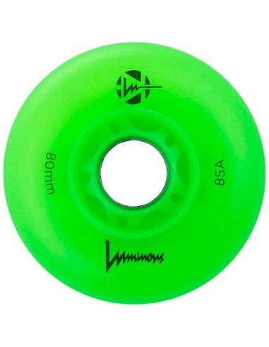 RUEDAS LUMINOUS - LED WHEEL - 80MM/85A UNIDAD GREEN APPLE GLOW