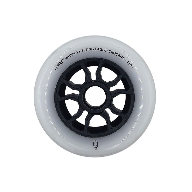 RUEDA FLYING EAGLE CROCANTI 110MM BLANCO (UNIDAD)