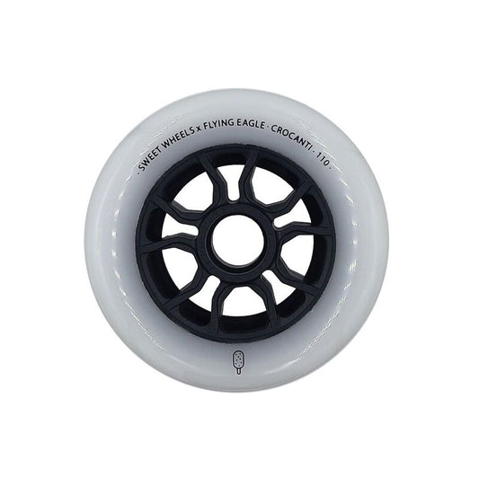 RUEDA FLYING EAGLE CROCANTI 110MM BLANCO (UNIDAD)