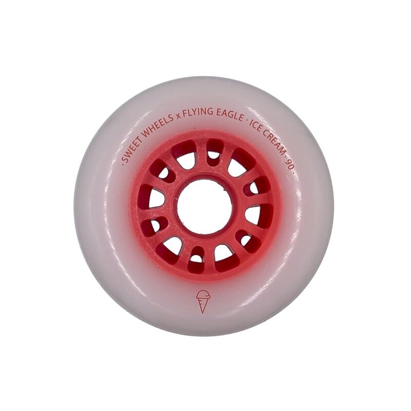 RUEDAS FLYING EAGLE ICE CREAM 90MM ROJO (UNIDAD)