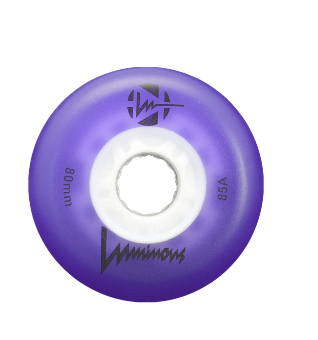 RUEDAS LUMINOUS - LED 80MM - 85A WHEEL  PURPLE