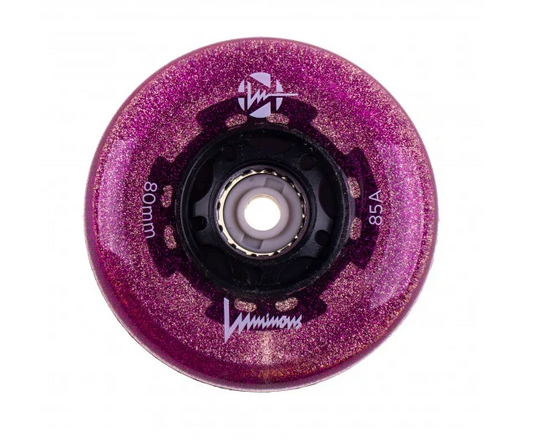 RUEDAS LUMINOUS - LED WHEEL - 80MM/85A PURPLE HAZE