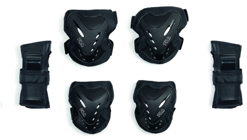 FILA KIT PROTECCIONES JUNIOR NEGRO Talla XXS