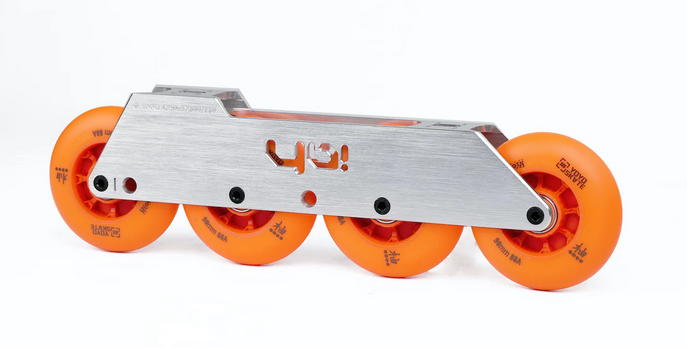 YOYO SKATE SAGO FRAMES PLUS 2 YOYO SKATE SILVER  4X90 MM