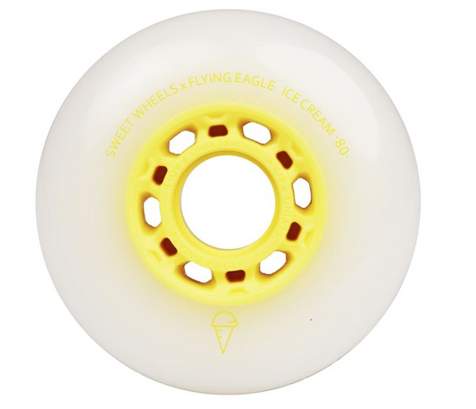 RUEDAS FLYING EAGLE ICE CREAM 80MM AMARILLO