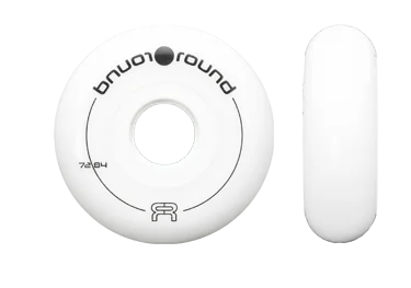 RUEDA FR ROUND WHEEL 72MM - 84A BLANCO PACK 4