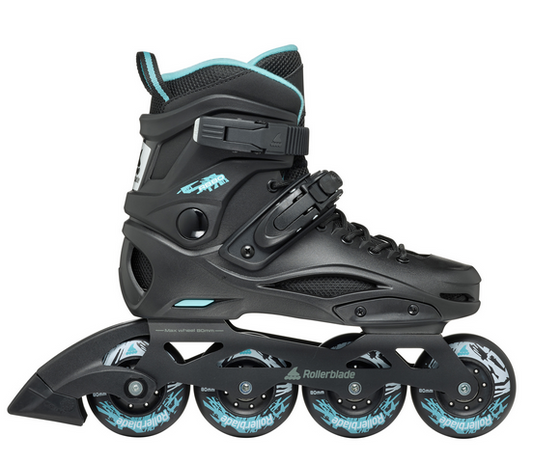ROLLERBLADE PATINES RB 80 W COLOR BLACK/LIGHT BLUE