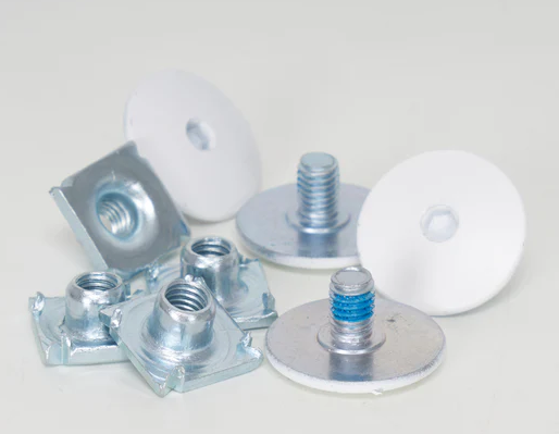 HINGE SCREW white, 23.5*M6*9, Set