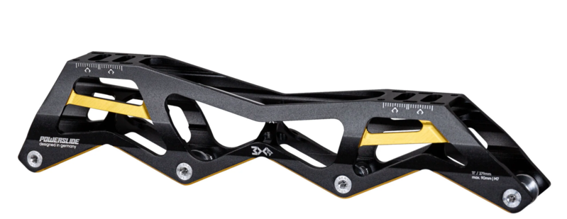 POWERSLIDE TRIPLE X 4x90 - 165 GOLD - BLACK