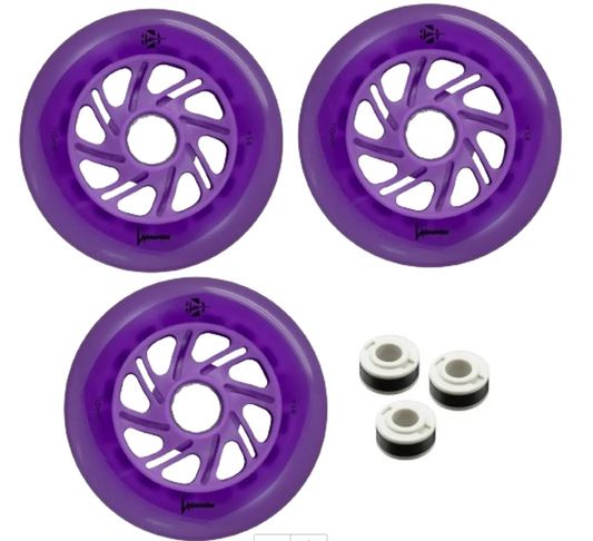 RUEDAS LUMINOUS LED PURPLE 110MM/85A