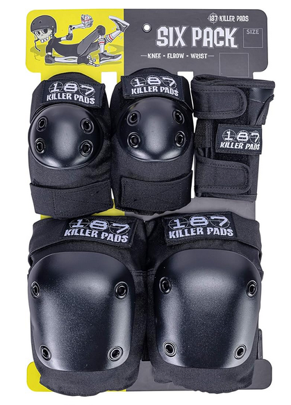 PACK PROTECCIONES 187 JUNIOR BLACK