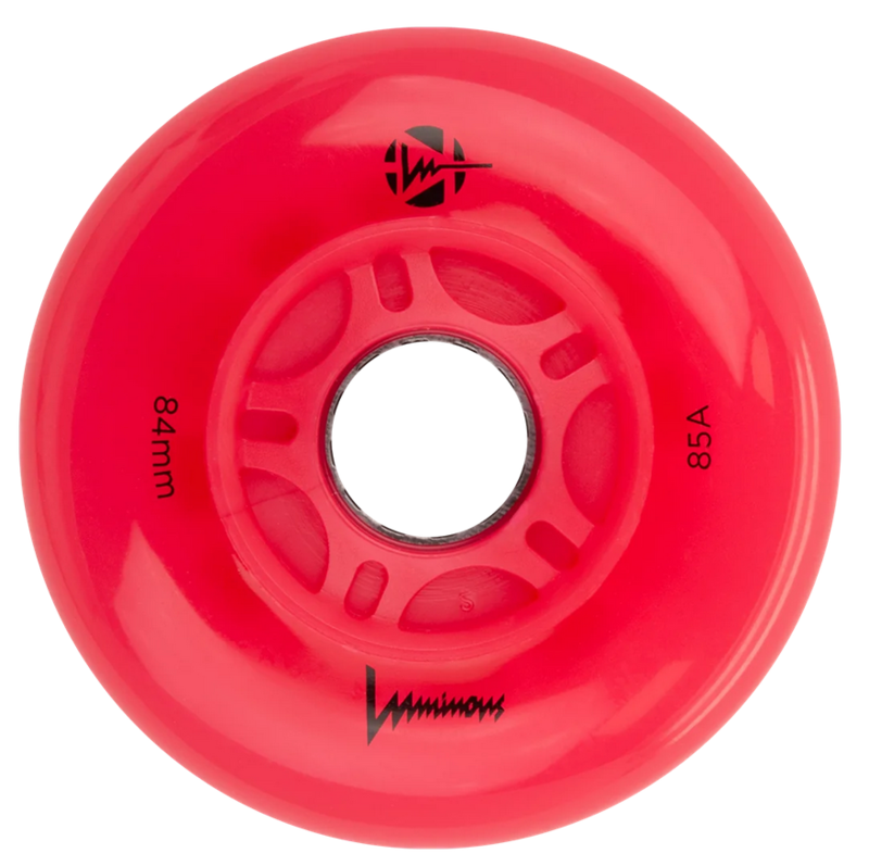 FR RUEDAS LUMINOUS LED RED 84MM - 85A