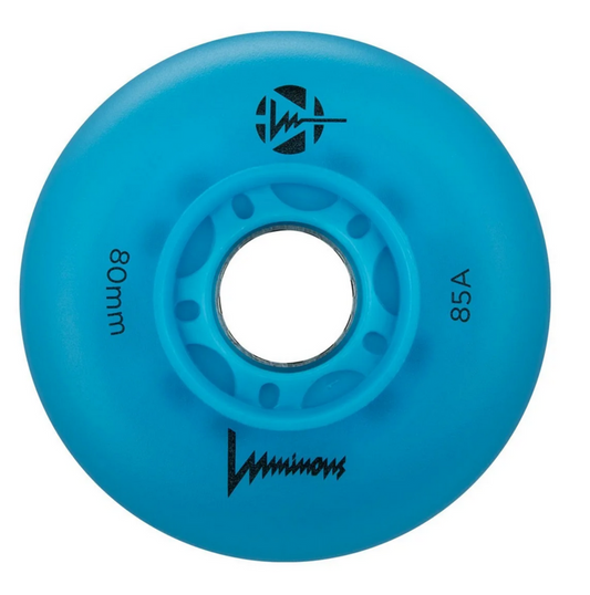 RUEDAS LUMINOUS - LED WHEEL - 80MM/85A  BLUE OCEAN GLOW
