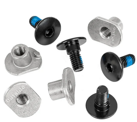 POWERSLIDE AEON CUFF SCREW SET GEN II USD, BLACK