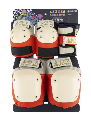 PACK PROTECCIONES 187 JUNIOR ORANGE