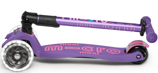 MICRO MAXI DELUXE PLEGABLE LED LILA