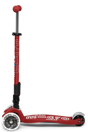 MICRO MAXI DELUXE PLEGABLE LED ROJO