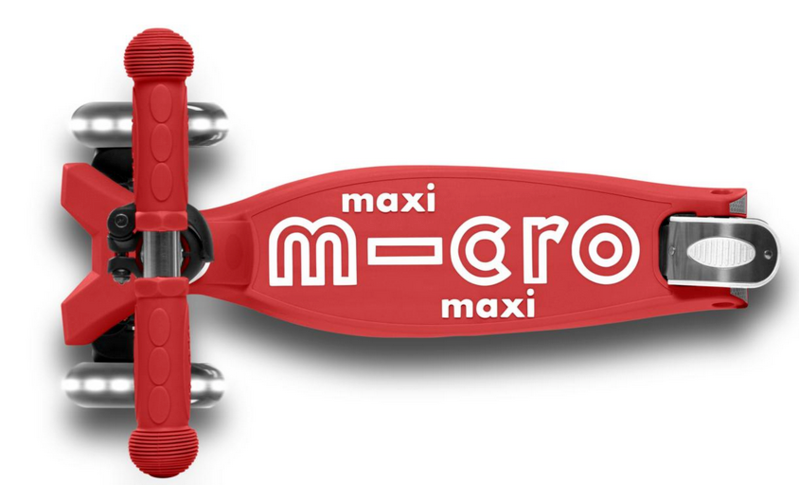 MICRO MAXI DELUXE PLEGABLE LED ROJO