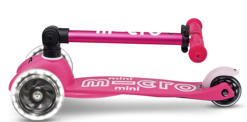 MICRO MINI DELUXE PLEGABLE LED ROSA